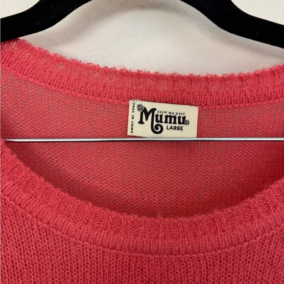 Show Me Your Mumu Seco Sweater Lovey Floral Medium Boho Whimsical Distressed L - Picture 4 of 8